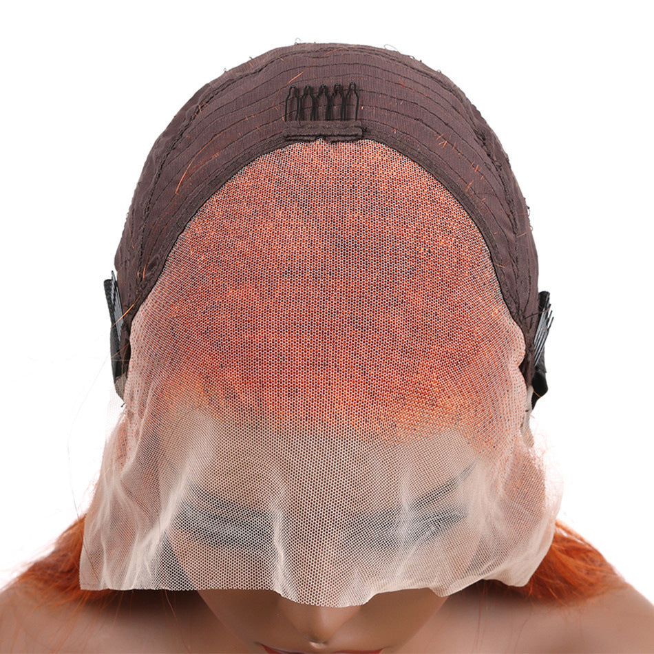 Cinnamon Color Lace Front Wig Human Hair Wig